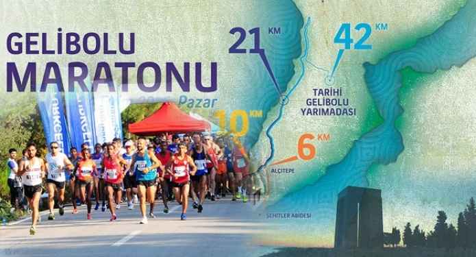 Maraton İçin 10 Bin Kişi Çanakkaleʹye Geliyor!