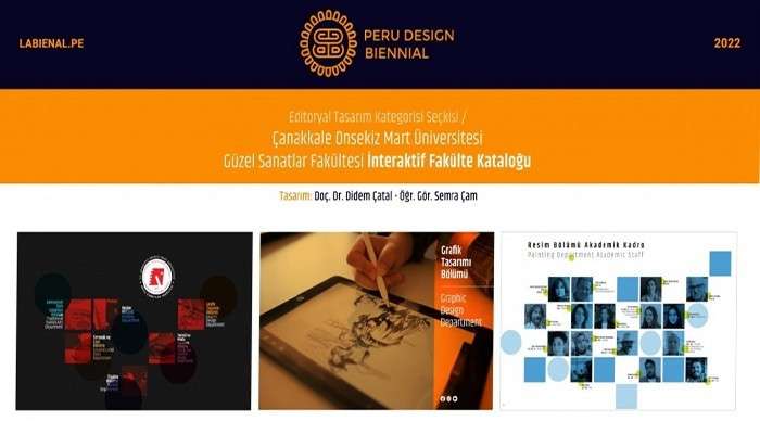 Grafik tasarımı bölümünün Peru başarısı